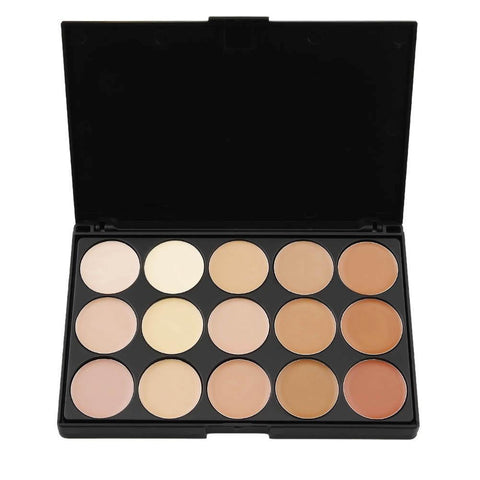 2019 Concealer Palette Makeup 15 Colors Cream Professional Base Palette Matte Pigment Camouflage Facial Contour Palette Cosmetic