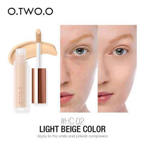 O.TWO.O Flüssigkeit Concealer Creme Wasserdichte Full Coverage Concealer Langlebige Gesicht Narben Akne Abdeckung Glatte Feuchtigkeits Make-Up