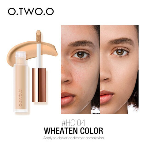 O.TWO.O Flüssigkeit Concealer Creme Wasserdichte Full Coverage Concealer Langlebige Gesicht Narben Akne Abdeckung Glatte Feuchtigkeits Make-Up