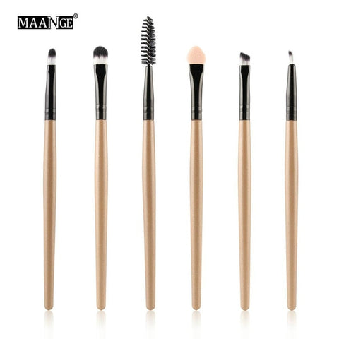 Maange pro 15 pçs pincéis de maquiagem conjunto sombra de olho fundação pó delineador cílios lábio compõem escova cosméticos kit de ferramentas de beleza quente