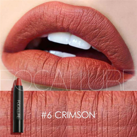 Focallure 19 cores matte batons batom à prova dwaterproof água fosco batom labial sticks cosméticos fácil de usar matte batom maquiagem batom