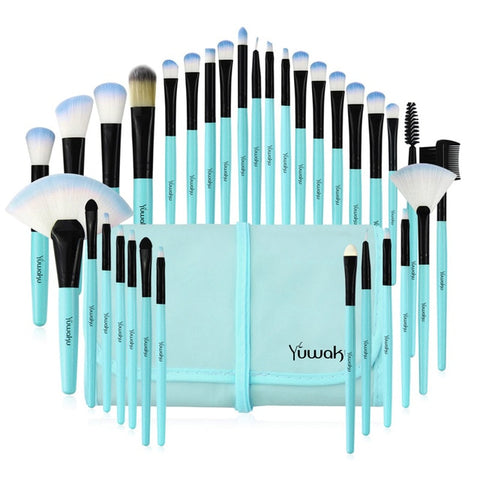 Vander Professional 32Pcs/Set Makeup Brush Foundation Eye Shadows Lipsticks Powder Make Up Brushes Tool Bag Pincel Maquiagem Kit