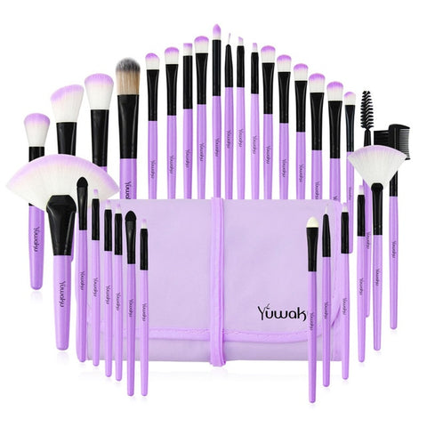 Vander Professional 32Pcs/Set Makeup Brush Foundation Eye Shadows Lipsticks Powder Make Up Brushes Tool Bag Pincel Maquiagem Kit