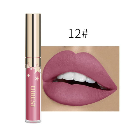 24 Color Lipsticks Matte Waterproof Red Lip Gloss Mate Makeup Long Lasting Nude Brown Women Lips Liquid Lipstick lápiz labial