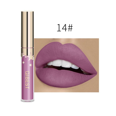 24 Color Lipsticks Matte Waterproof Red Lip Gloss Mate Makeup Long Lasting Nude Brown Women Lips Liquid Lipstick lápiz labial