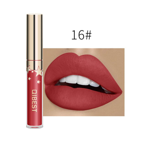 24 Color Lipsticks Matte Waterproof Red Lip Gloss Mate Makeup Long Lasting Nude Brown Women Lips Liquid Lipstick lápiz labial