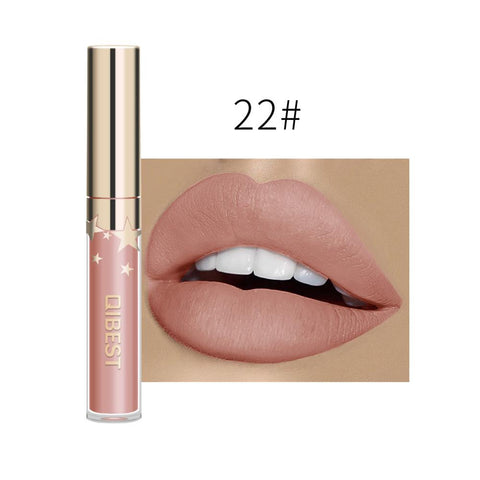 24 Color Lipsticks Matte Waterproof Red Lip Gloss Mate Makeup Long Lasting Nude Brown Women Lips Liquid Lipstick lápiz labial