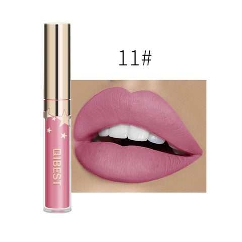 24 Color Lipsticks Matte Waterproof Red Lip Gloss Mate Makeup Long Lasting Nude Brown Women Lips Liquid Lipstick lápiz labial