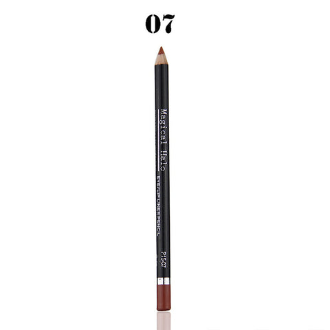 13 Colors Matte Lip Pencils Waterproof Lipliner Smooth Colorful Silk Nude Lipstick Pen Long Lasting Pigments Lip Makeup