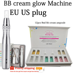 12pcs/box BB Cream Dermewhite bb Serum Mix Starter Kit with bb Foundation Niacinamide  derma pen  for Effective Brightening