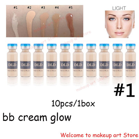 12pcs/box BB Cream Dermewhite bb Serum Mix Starter Kit with bb Foundation Niacinamide  derma pen  for Effective Brightening