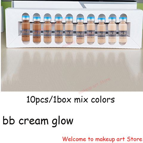 12pcs/box BB Cream Dermewhite bb Serum Mix Starter Kit with bb Foundation Niacinamide  derma pen  for Effective Brightening