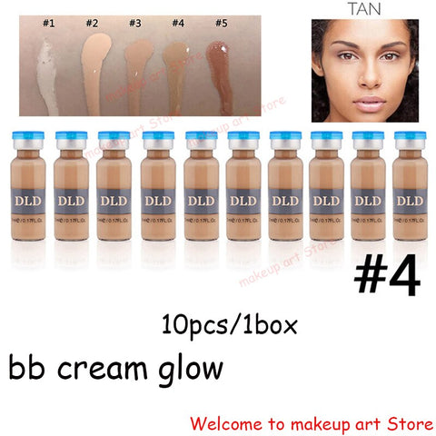 12pcs/box BB Cream Dermewhite bb Serum Mix Starter Kit with bb Foundation Niacinamide  derma pen  for Effective Brightening