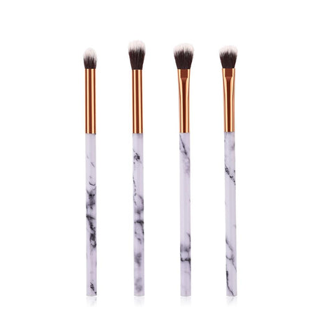 10pcsPromotions marbling texture brushes face foundation powder eyeshadow kabuki eye blending cosmetic marble makeup brush tool