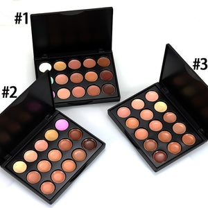 MIni 15 colors Face Concealer palette camouflage cream Contour palette makeup professional corrective maquiagem