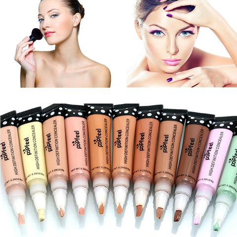 12 Colors Cover Face Concealer Cream Perfect Foundation Cream Pro Contour Makeup Liquid High Concealer Makeup TSLM2