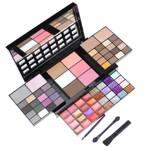 SEPROFE 74 Colors Professional Makeup Eyeshadow Pallete Sets Women Beauty Cosmetics Kit Glitter Eye Shadow Make Up Palette Box