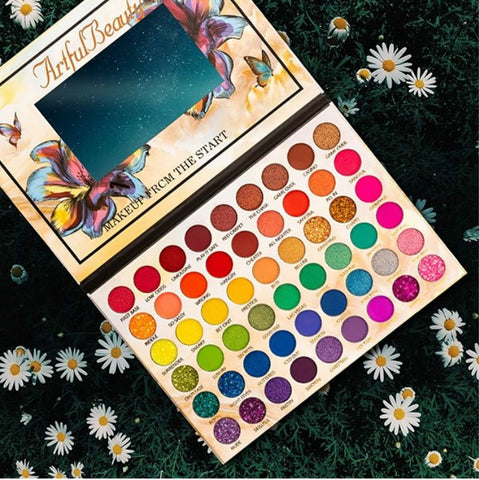 2019 Makeup Artful Beauty Eyeshadow Palette 54 Color Summer Collection Matte Shimmer Glitter Pigment Eye Shadow Pallete Cosmetic