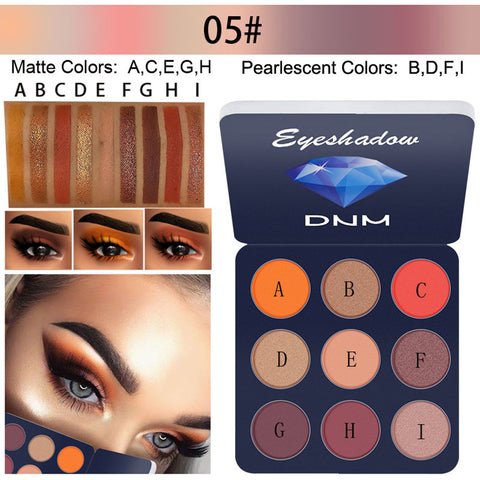 16 Color Matte Eyeshadow Pallete Waterproof Nude Eye Shadow Palette Professional Shimmer Glitter Eyeshadow Makeup Pigment