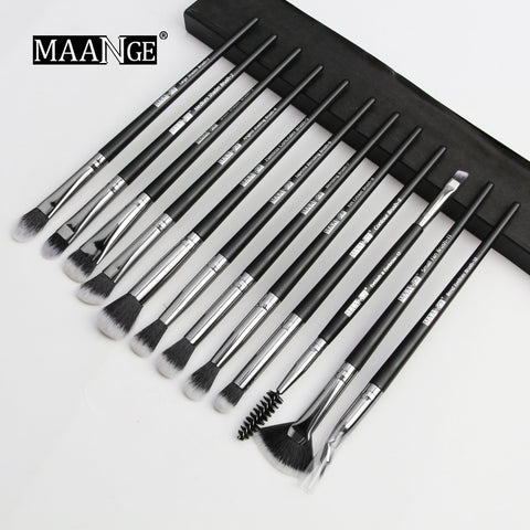 MAANGE Pro 5-20Pcs Makeup Brushes Set Multifunctional Brush Powder Eyeshadow Make Up Brush With Portable PU Case Beauty Tools