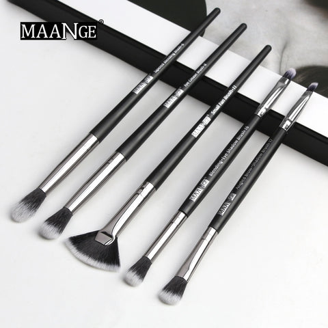 MAANGE Pro 5-20Pcs Makeup Brushes Set Multifunctional Brush Powder Eyeshadow Make Up Brush With Portable PU Case Beauty Tools