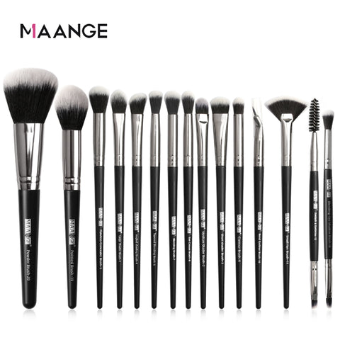 MAANGE Pro 5-20Pcs Makeup Brushes Set Multifunctional Brush Powder Eyeshadow Make Up Brush With Portable PU Case Beauty Tools