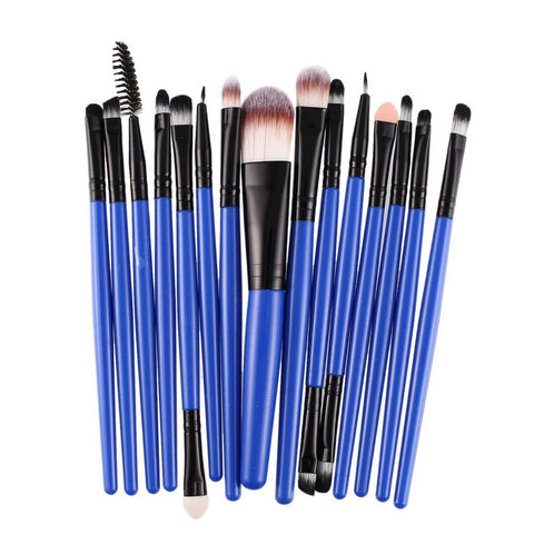 15pcs/set Makeup Brushes Sets Kit Eyelash Lip Foundation Powder Eye Shadow Brow Eyeliner Cosmetic Make Up Brush Beauty Tool