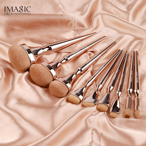 9 Pcs New IMAGIC Makeup Brush Set Eye Shadow Brush Makeup Tools Loose Powder Blush Foundation Brush High-end Beauty Makeup Tools