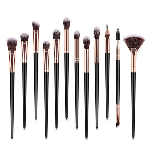 12PCS Makeup Brushes Set Eye Shadow Eyeshadow Brushes Foundation Extension Make up Brush Kits pincel Maquiagem For Makeups Tools