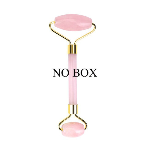 New Arrival Beauty Product Jade Roller For Face Gua Sha Kit For Skin Care Natural Rose Quartz Stone Beauty Roller Tool Girl Gift