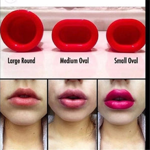 Plastic Fuller Lip Plumper Enhance Device Sexy Full Lips Red Pout Fuller Suction Women Beauty tool for Gift 4 Sizes