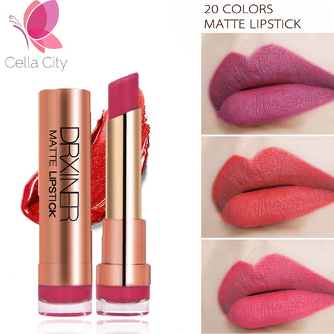 Cellacity New arrival 18 color matte lipstick long lasting  Lipsticks set  waterproof Lip Stick Matte sexy Red batom Lipstick