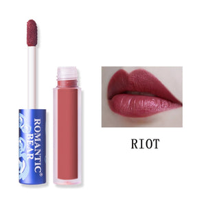 Romantic Bear Brand Makeup Lipstick Matte Batom Long Lasting labiales Rouge A Levre Mat Liquid Make up Matte Lip stick