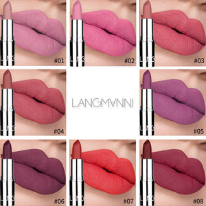 Hot Sexy Red Batom Makeup Matte Velvet Lipstick Women Waterproof Lasting Moisturizer Matte Lip Stick Cosmetics for Beauty Lips