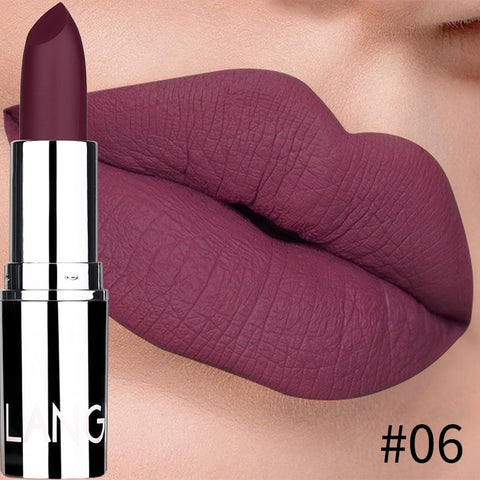 Hot Sexy Red Batom Makeup Matte Velvet Lipstick Women Waterproof Lasting Moisturizer Matte Lip Stick Cosmetics for Beauty Lips