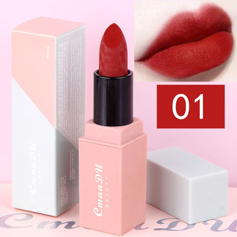 4pcs/set Cmaadu Velvet Matte Lipstick Kit Lips Makeup Beauty Cosmetic Red Lips Rouge A Levre Waterproof Nude Matte Lip Stick