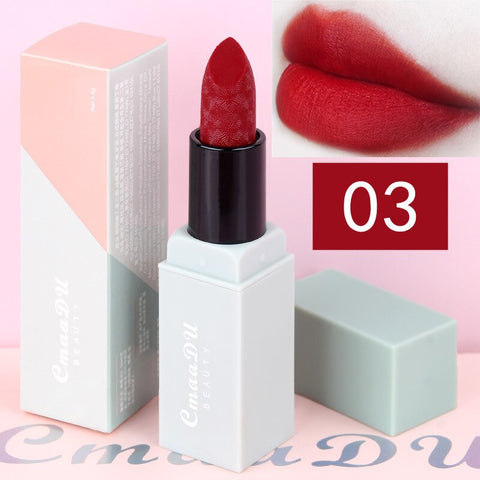 4pcs/set Cmaadu Velvet Matte Lipstick Kit Lips Makeup Beauty Cosmetic Red Lips Rouge A Levre Waterproof Nude Matte Lip Stick