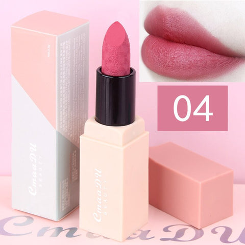 4pcs/set Cmaadu Velvet Matte Lipstick Kit Lips Makeup Beauty Cosmetic Red Lips Rouge A Levre Waterproof Nude Matte Lip Stick