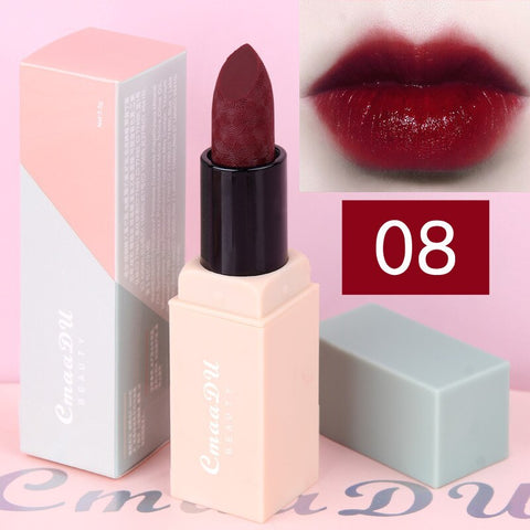 4pcs/set Cmaadu Velvet Matte Lipstick Kit Lips Makeup Beauty Cosmetic Red Lips Rouge A Levre Waterproof Nude Matte Lip Stick