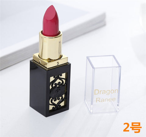 Brand Sexy Glitter Metallic Lipstick Lips Beauty Cosmetics Gold Red Lips Rouge A Levre Waterproof Pigment Nude Matte Lip Stick