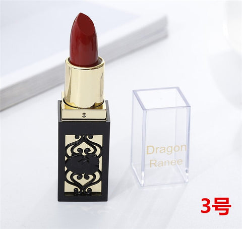 Brand Sexy Glitter Metallic Lipstick Lips Beauty Cosmetics Gold Red Lips Rouge A Levre Waterproof Pigment Nude Matte Lip Stick