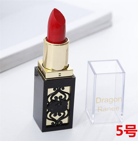 Brand Sexy Glitter Metallic Lipstick Lips Beauty Cosmetics Gold Red Lips Rouge A Levre Waterproof Pigment Nude Matte Lip Stick