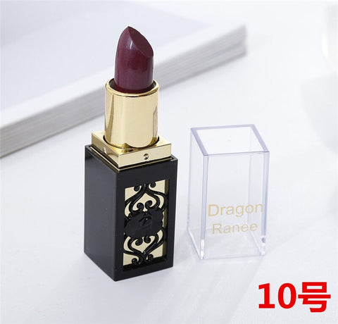 Brand Sexy Glitter Metallic Lipstick Lips Beauty Cosmetics Gold Red Lips Rouge A Levre Waterproof Pigment Nude Matte Lip Stick