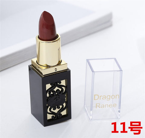 Brand Sexy Glitter Metallic Lipstick Lips Beauty Cosmetics Gold Red Lips Rouge A Levre Waterproof Pigment Nude Matte Lip Stick