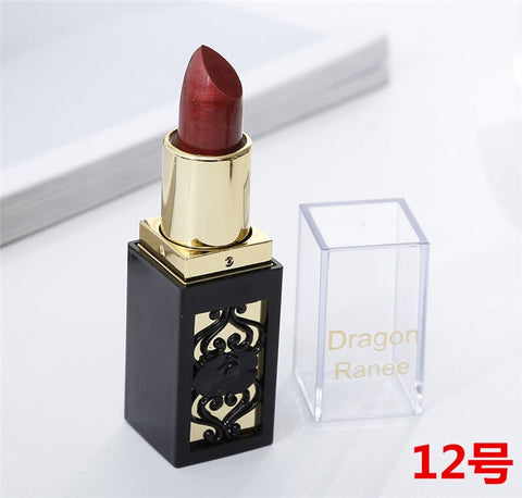 Brand Sexy Glitter Metallic Lipstick Lips Beauty Cosmetics Gold Red Lips Rouge A Levre Waterproof Pigment Nude Matte Lip Stick