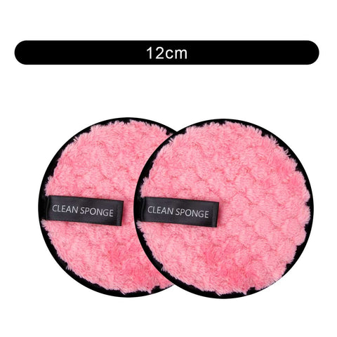 1/2pcs Makeup Remover Cloth Reusable Makeup Pads Bamboo Washable Cleansing Cotton Microfiber Reusable Make-up Disc Skincare Tool