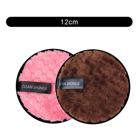 1/2pcs Makeup Remover Cloth Reusable Makeup Pads Bamboo Washable Cleansing Cotton Microfiber Reusable Make-up Disc Skincare Tool