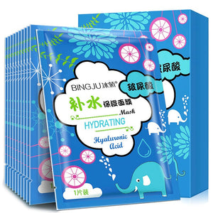 10 Pieces Hyaluronic Acid Hydrating Mask Firming Moisturizing Brightening Silk Patch Skincare Tony Moly Replenishment