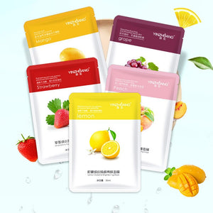 Plant Extracts Fruit Facial Mask Remover Clear Whitening Moisturizing Firming Skincare Oil-Control Face Masks Collagen Essence