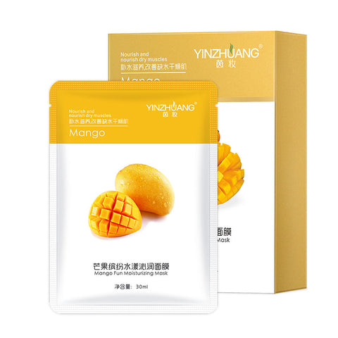 Plant Extracts Fruit Facial Mask Remover Clear Whitening Moisturizing Firming Skincare Oil-Control Face Masks Collagen Essence